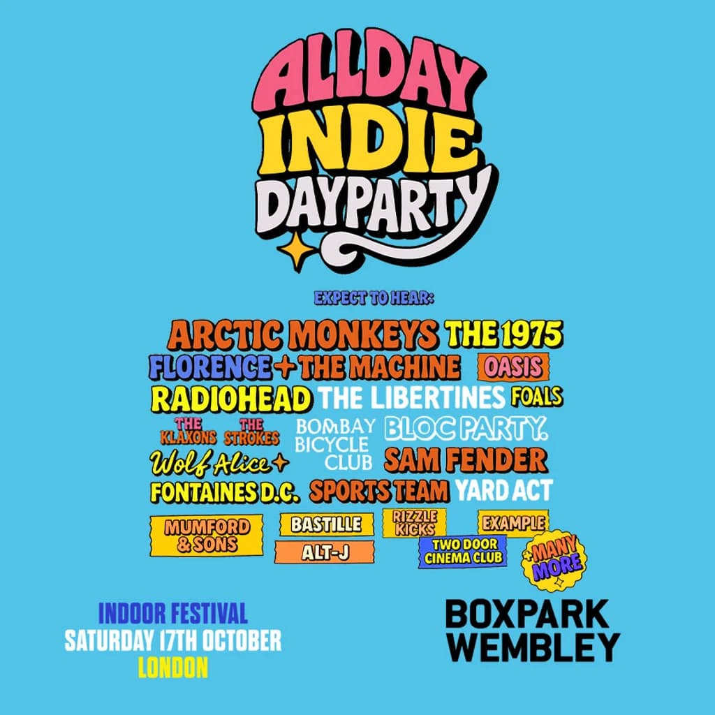 Allday Indie Indoor Festival - London