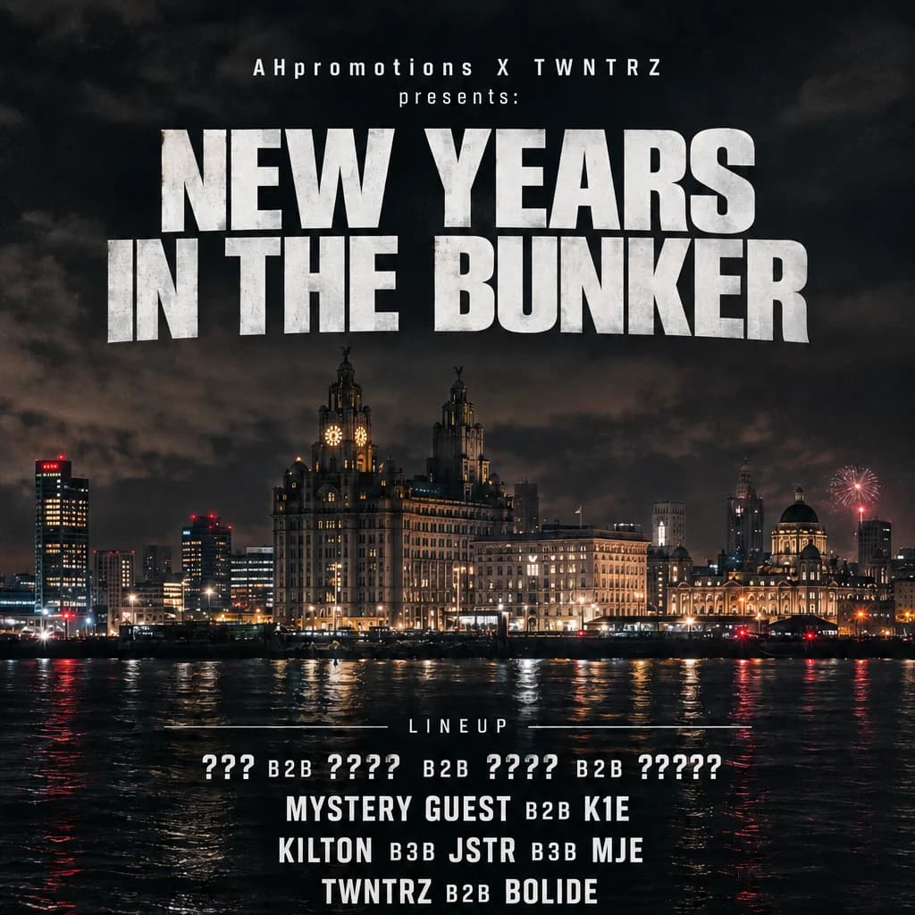 AHpromotions PRESENTS: NEW YEARS IN THE BUNKER at The Bunker Liverpool