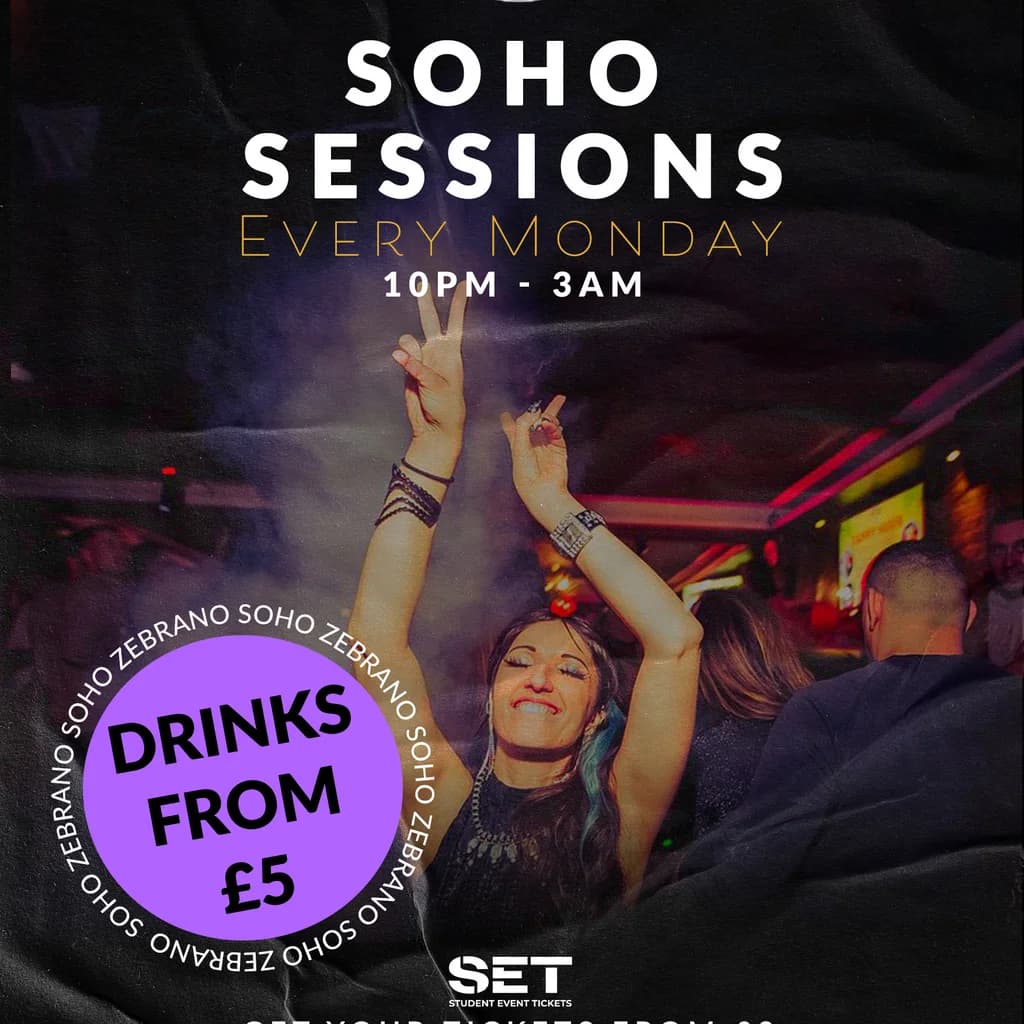 Soho Sessions @ Zebranos Every Monday