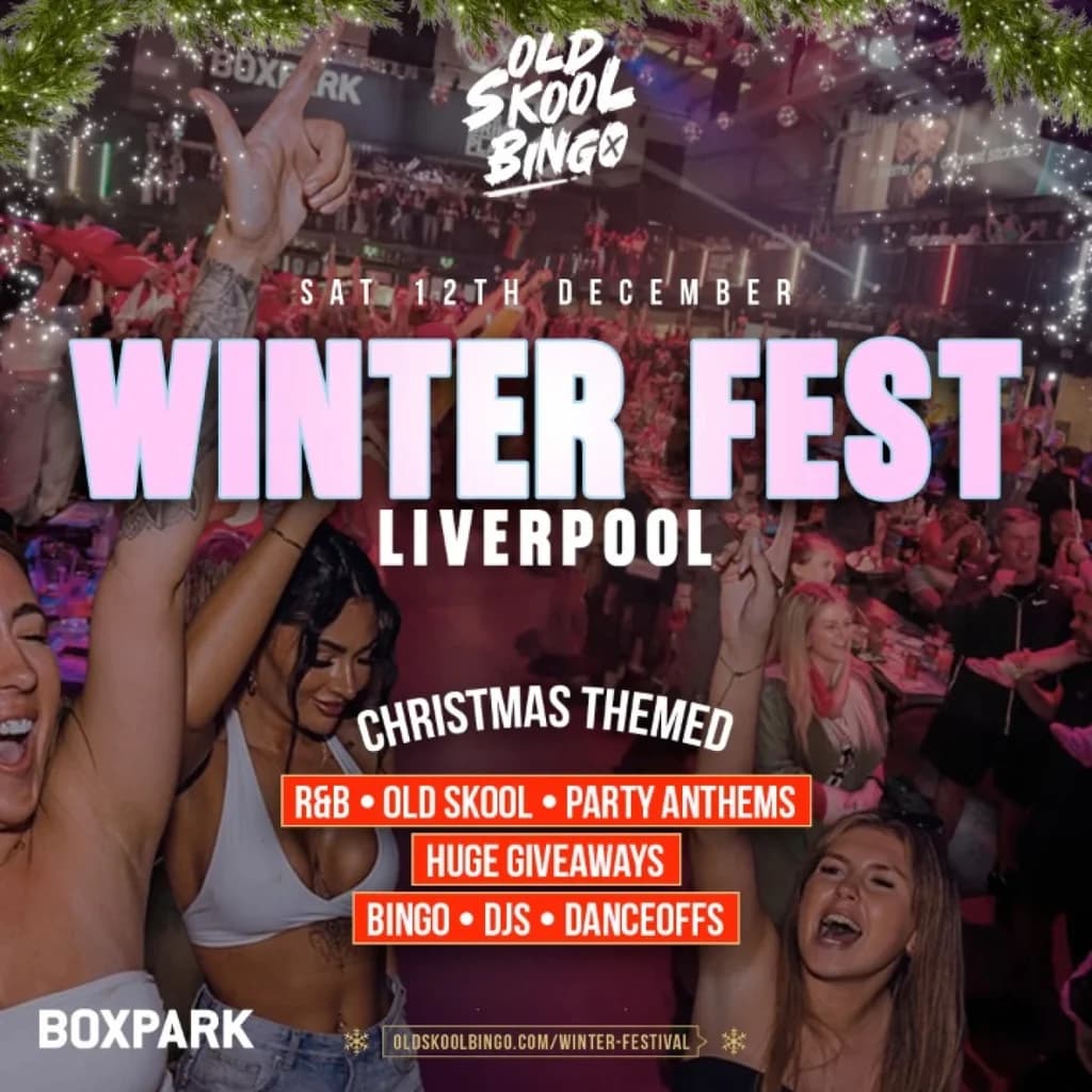 Old Skool bingo Winter Festival Liverpool