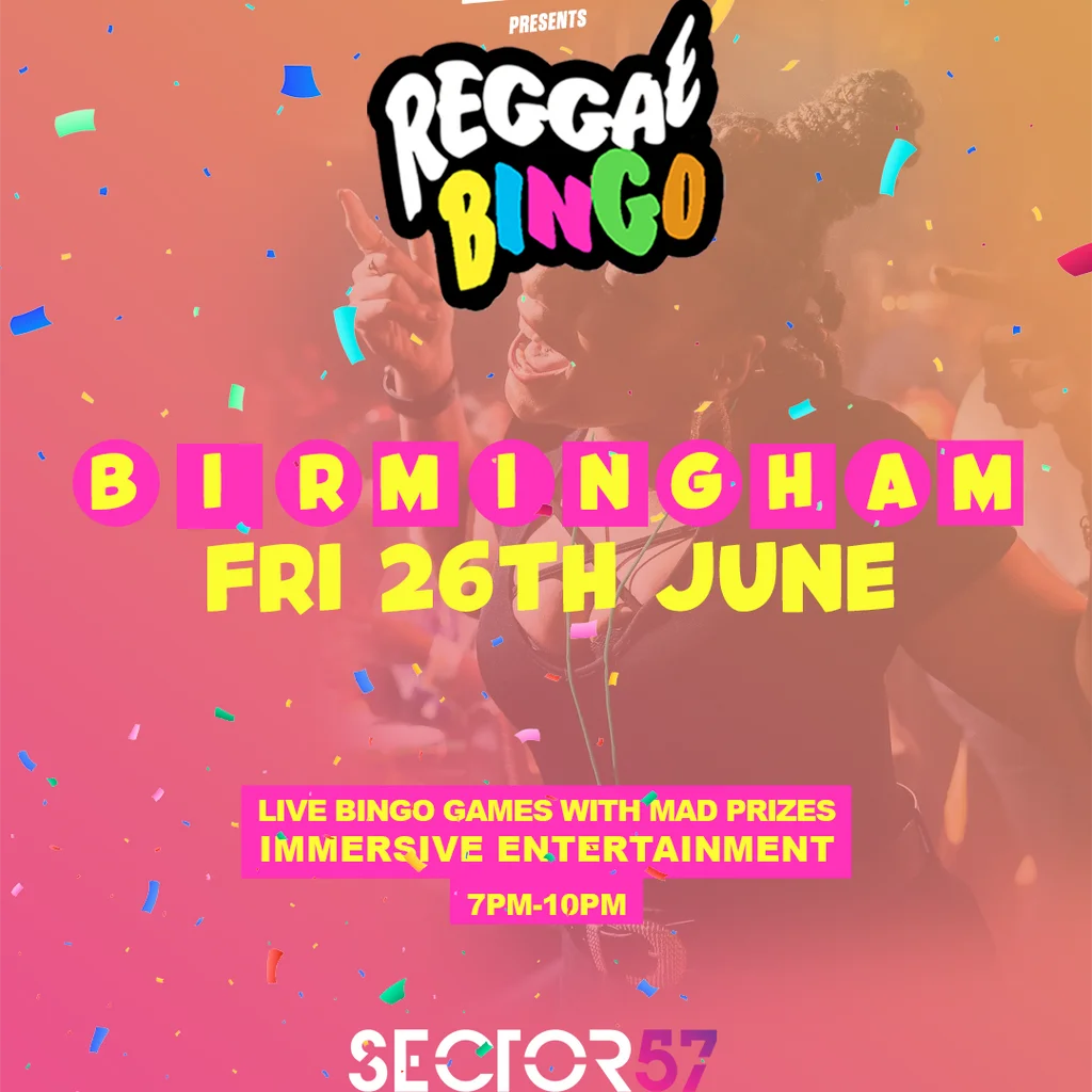 Reggae Bingo - Birmingham - Fri 26th June