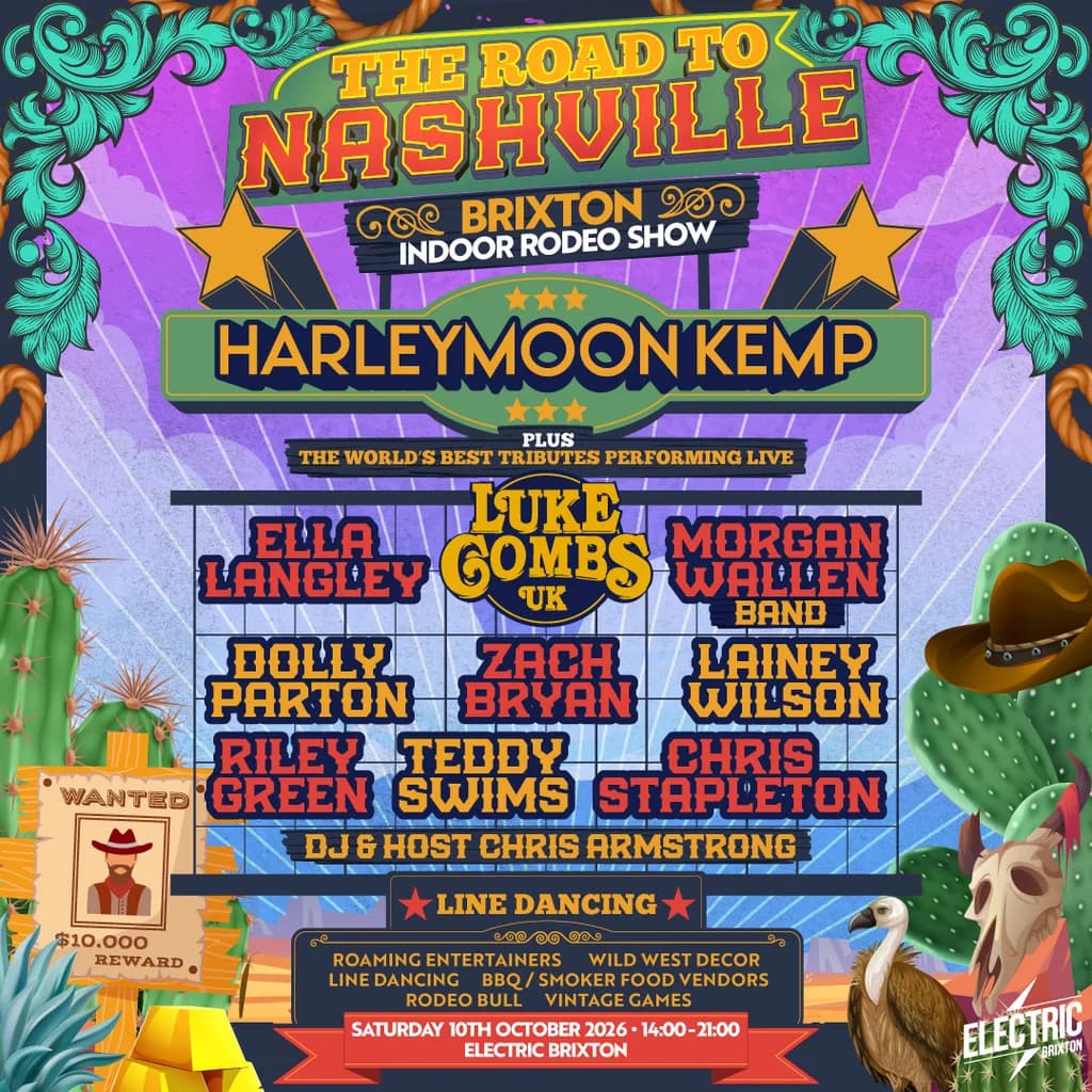 Road to Nashville Indoor Rodeo Show | Electric Brixton
