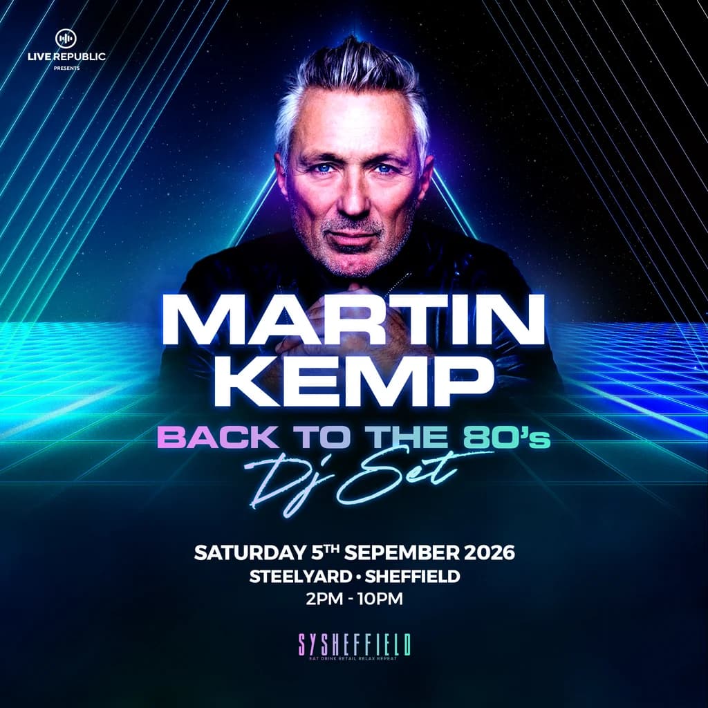 Martin Kemp's Back to the 80s DJ Set|SteelYard | LAST 50 TICKETS