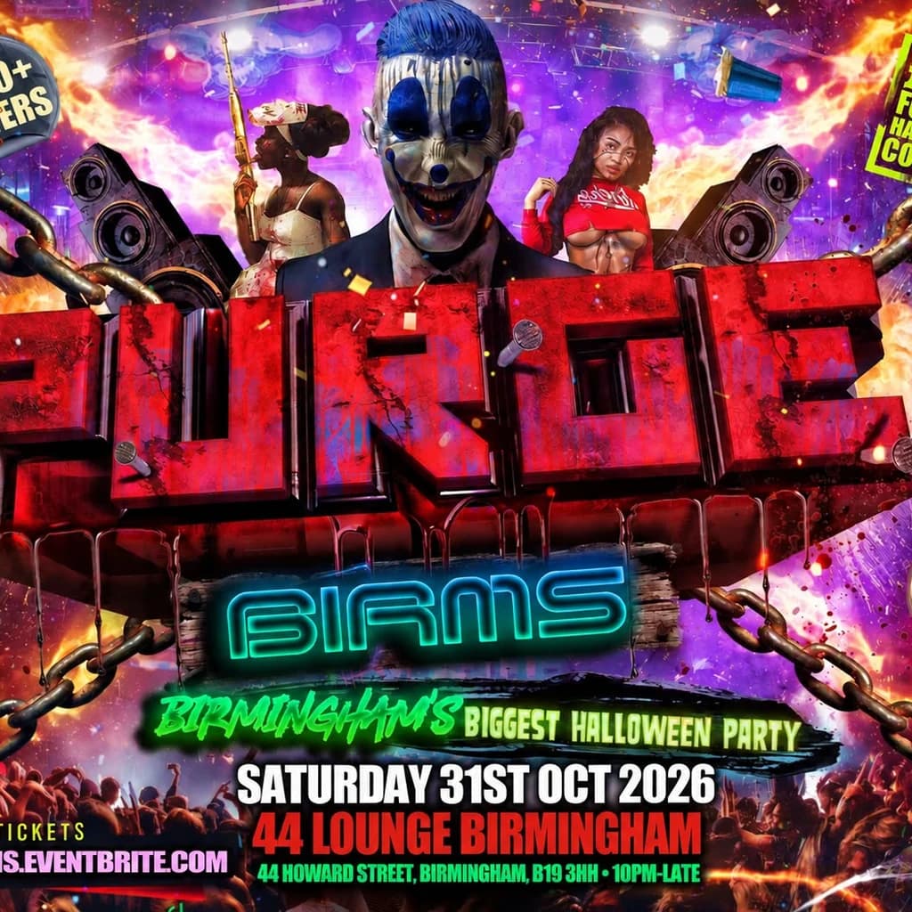 Purge Birms - Birmingham's Biggest Halloween Party