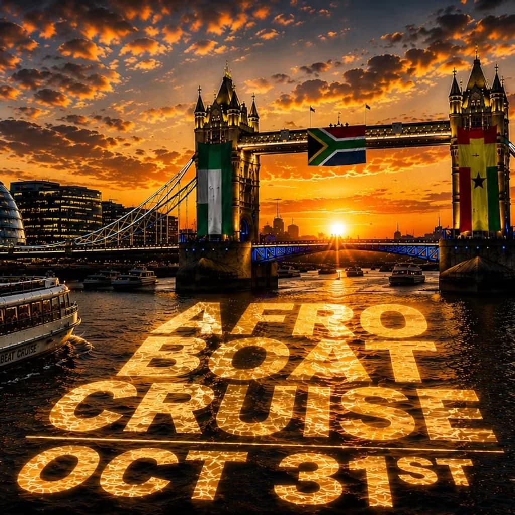 Afro Boat Cruise - LONDON October 31st