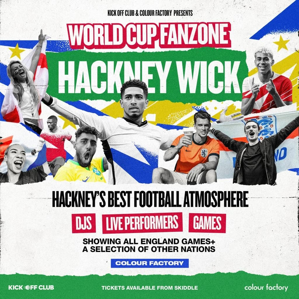 Hackney Wick Fanzone: Last 16: England v Mexico