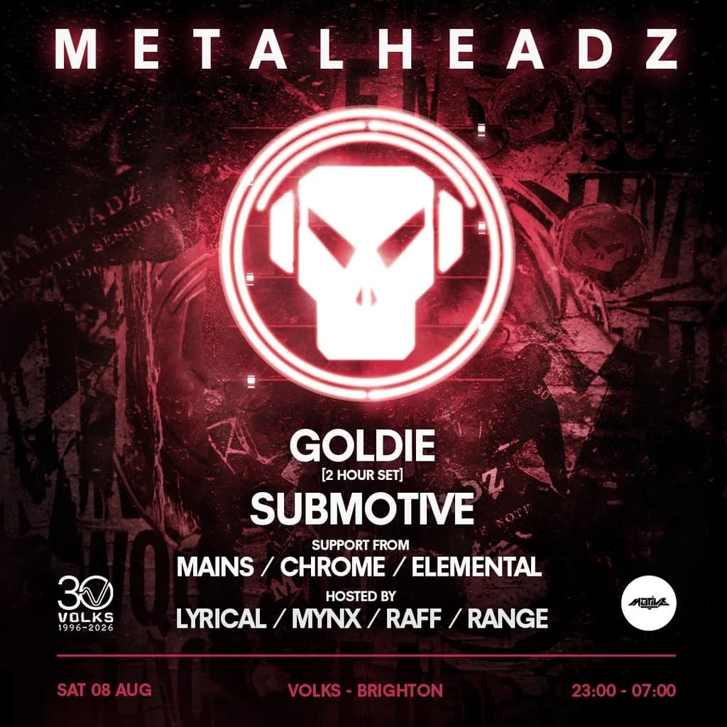 Metalheadz x 30 years of Volks - GOLDIE, Submotive