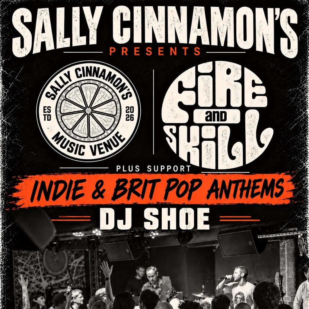 Fire and Skill With DJ Shoe - Saturday 3rd October