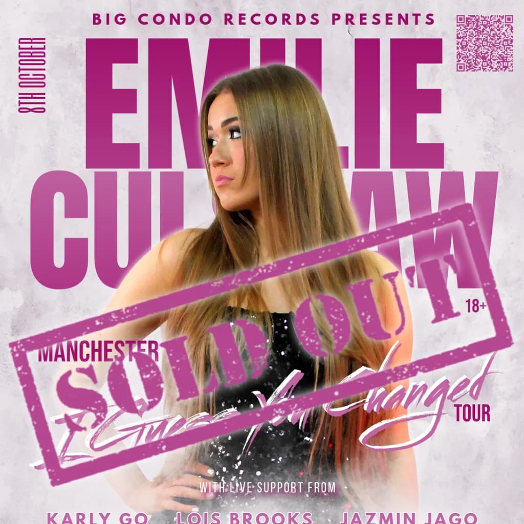 Big Condo Records Presents Emilie Culshaw IGYC Tour Manchester