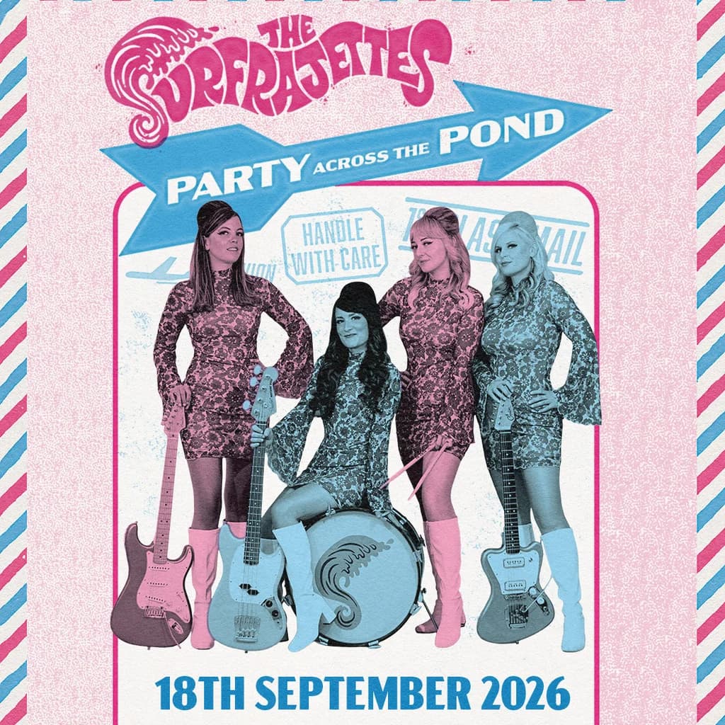 THE SURFRAJETTES - The Bread Shed, Manchester at The Bread Shed