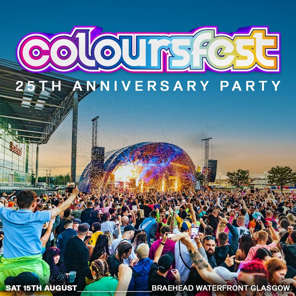 Coloursfest 25th Anniversary 2026 at BRAEHEAD WATERFRONT