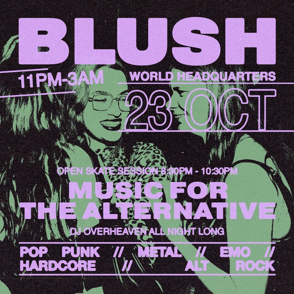 Upcoming event poster at World Headquarters