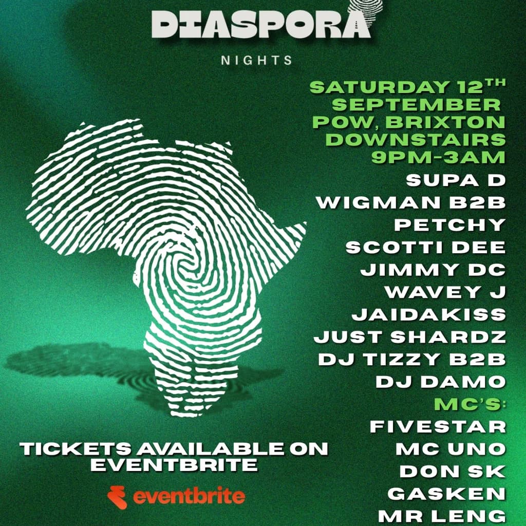 Diaspora Nights at POW Brixton