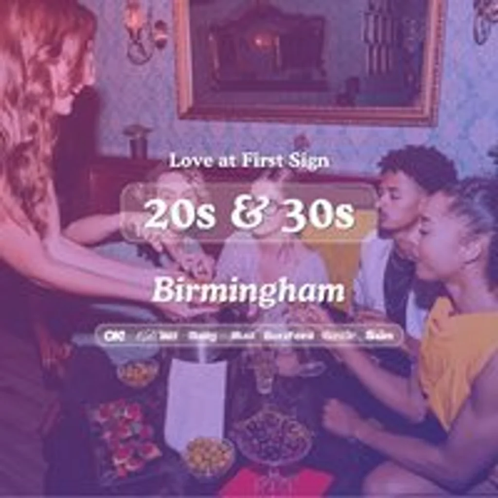 20s & 30s Singles Night at S&L Birmingham| Love at First Sign