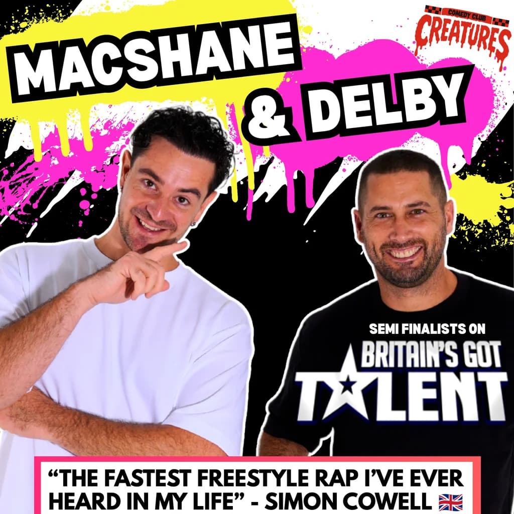 Macshane & Delby: 2 White Guys Rapping | Creatures Tour Show at Creatures Comedy Club