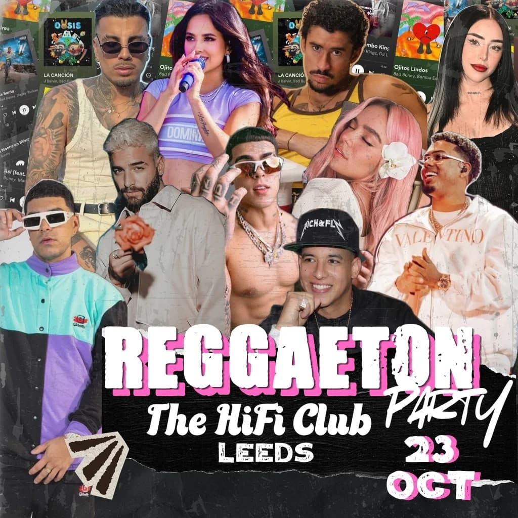 Reggaeton Party (Leeds) October 2026 at The HIFI Club, Leeds