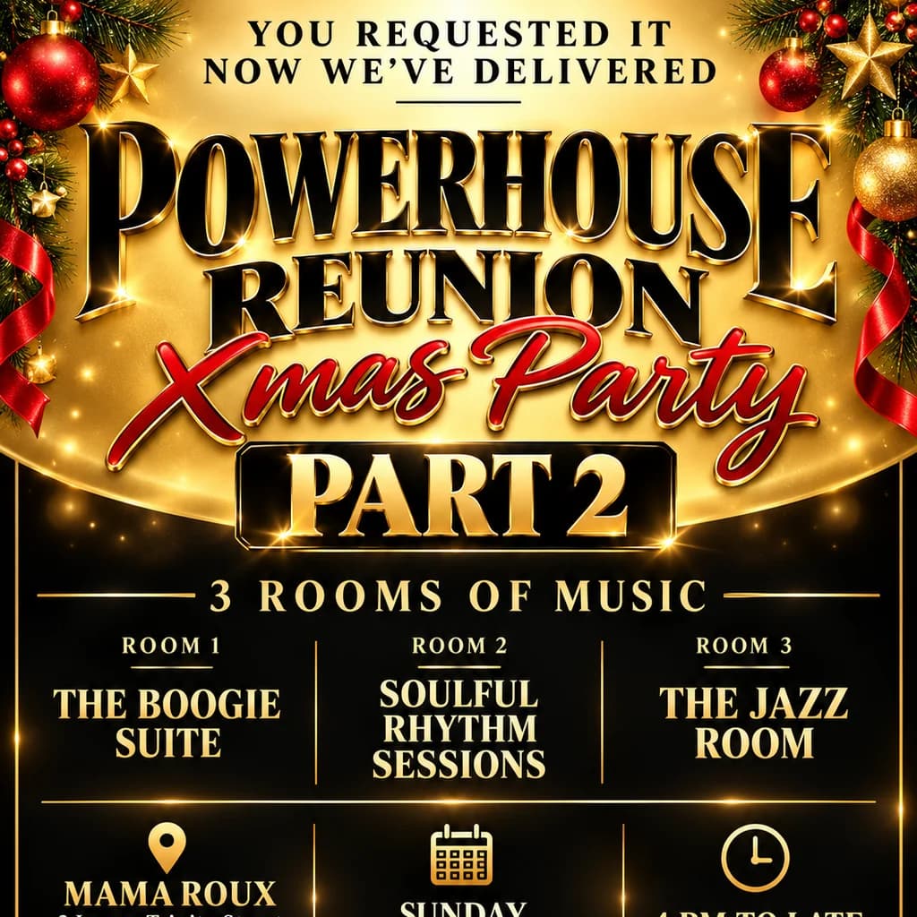 Powerhouse Jazz Funk All Dayers Reunion Party No 2
