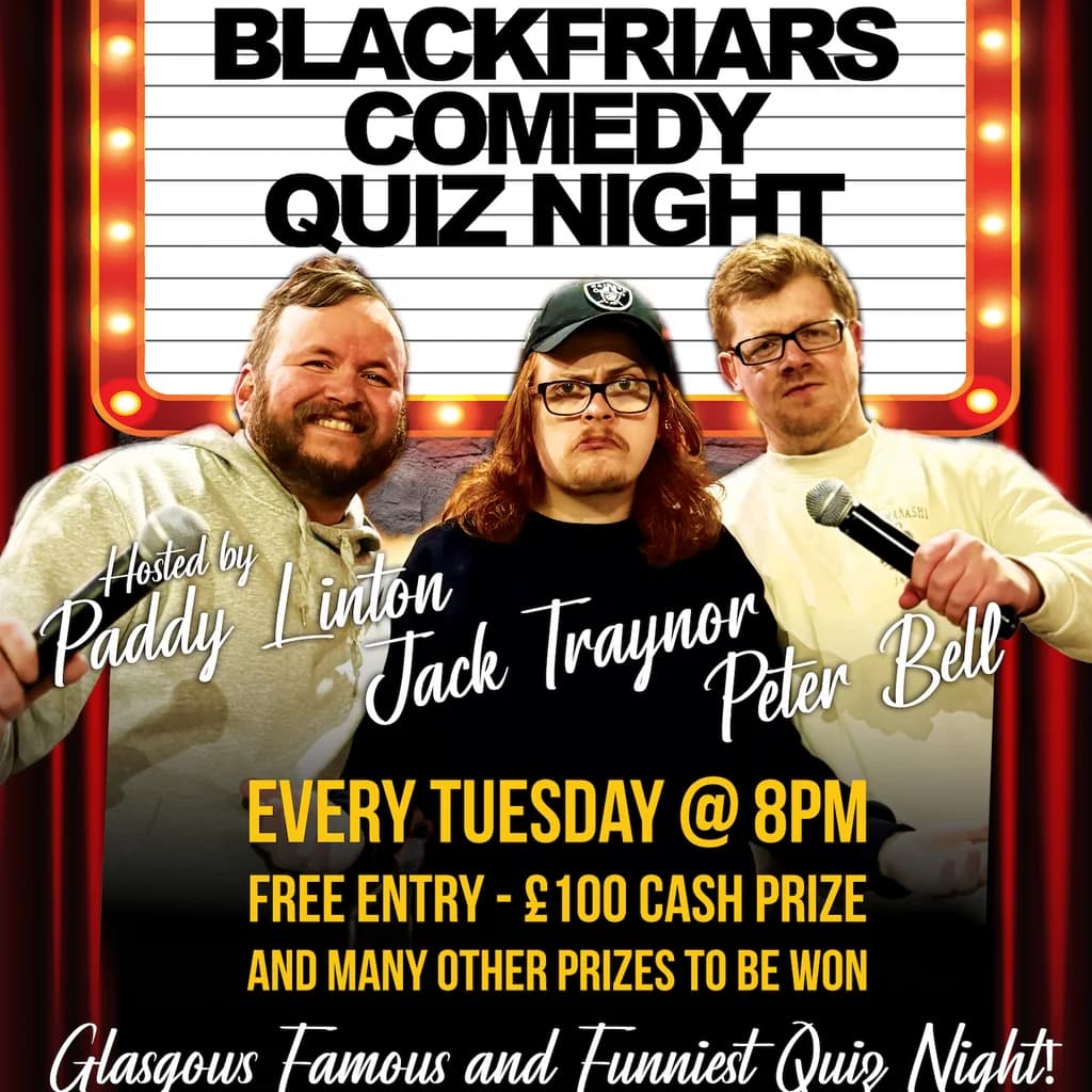 Blackfriars Comedy Quiz Night!