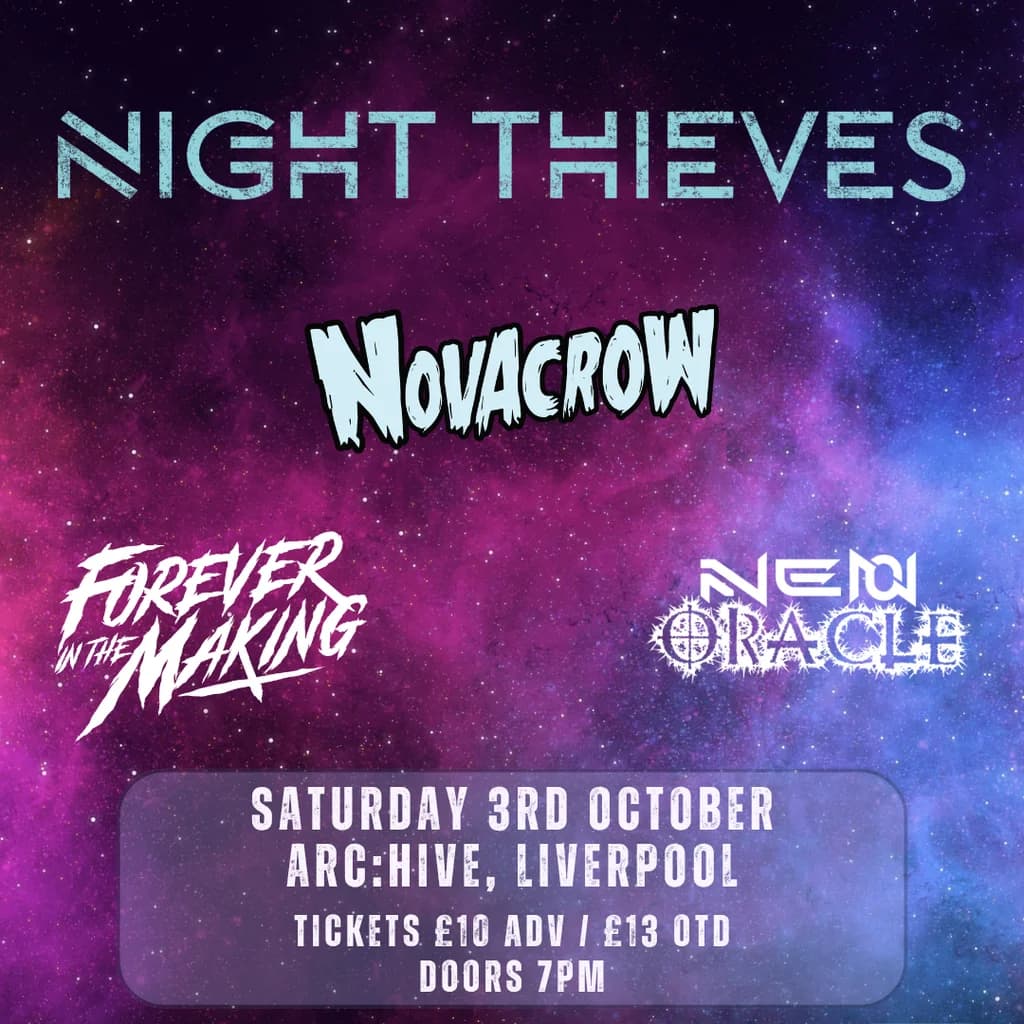 Night Thieves plus supports | Arc:Hive Liverpool
