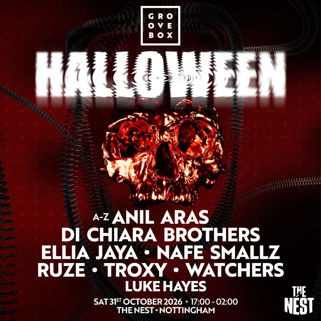 Upcoming event poster at Nottingham's The Nest (Notts County FC)