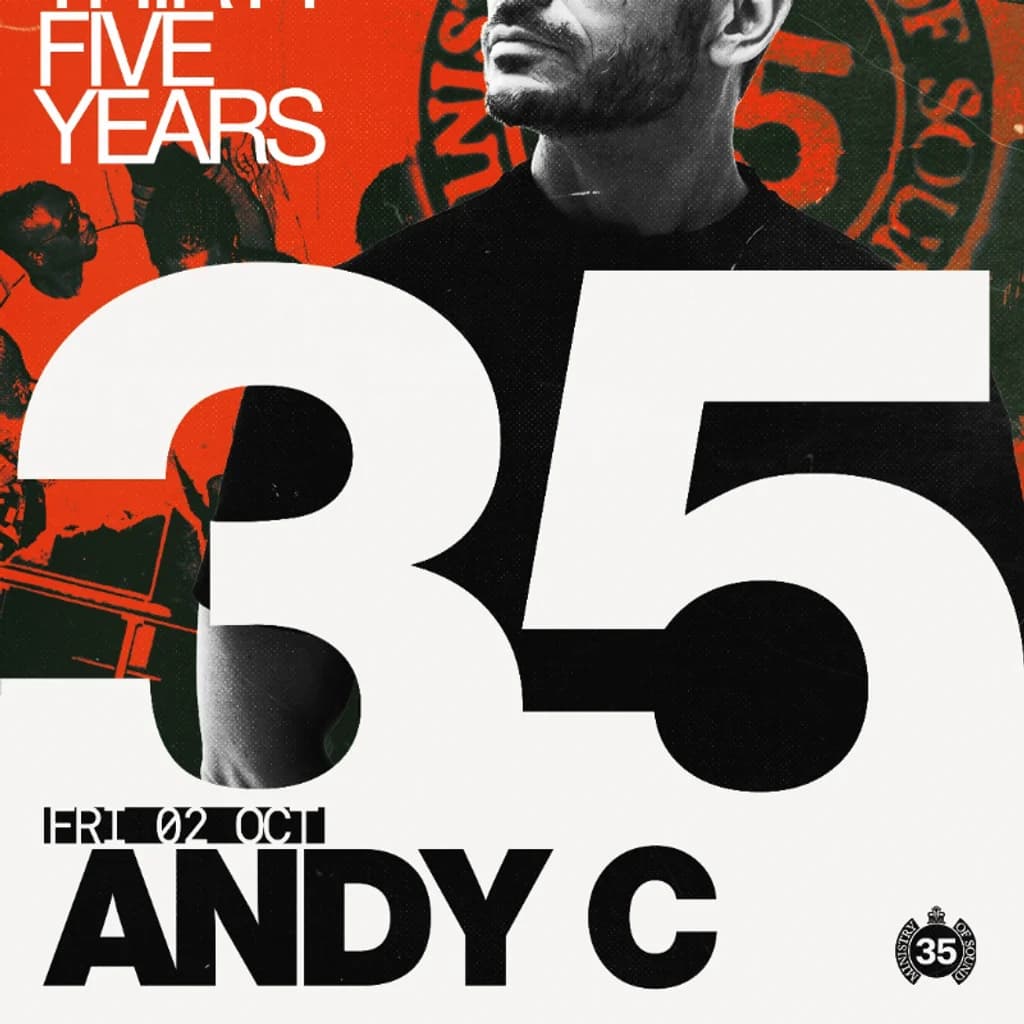 Upcoming event poster at Ministry Of Sound,UK