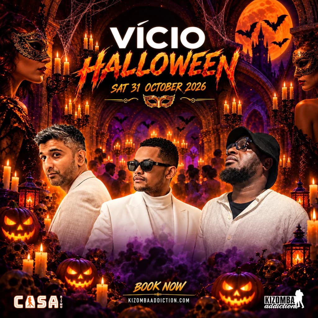 VÍCIO Halloween: Kizomba Classes & Party Until 5AM