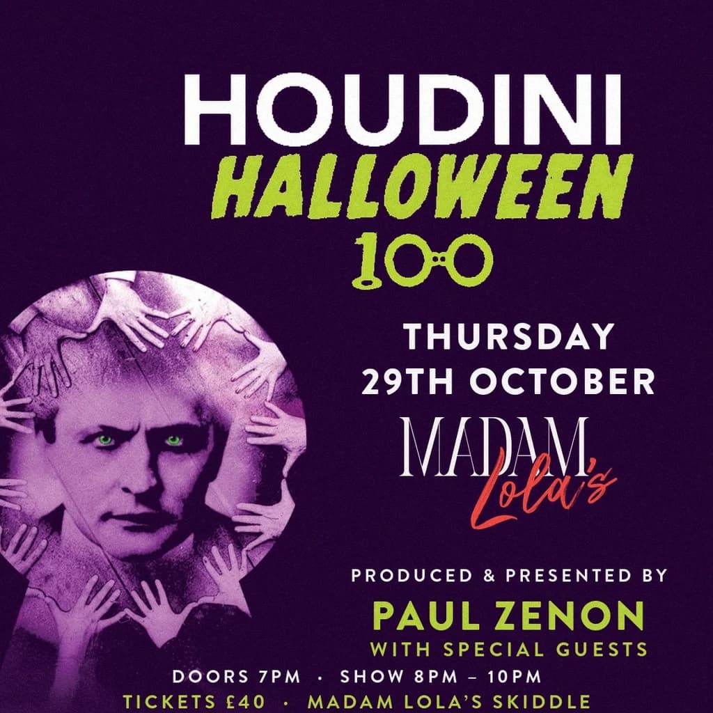 Madam Lola's Presents: Houdini Halloween 100
