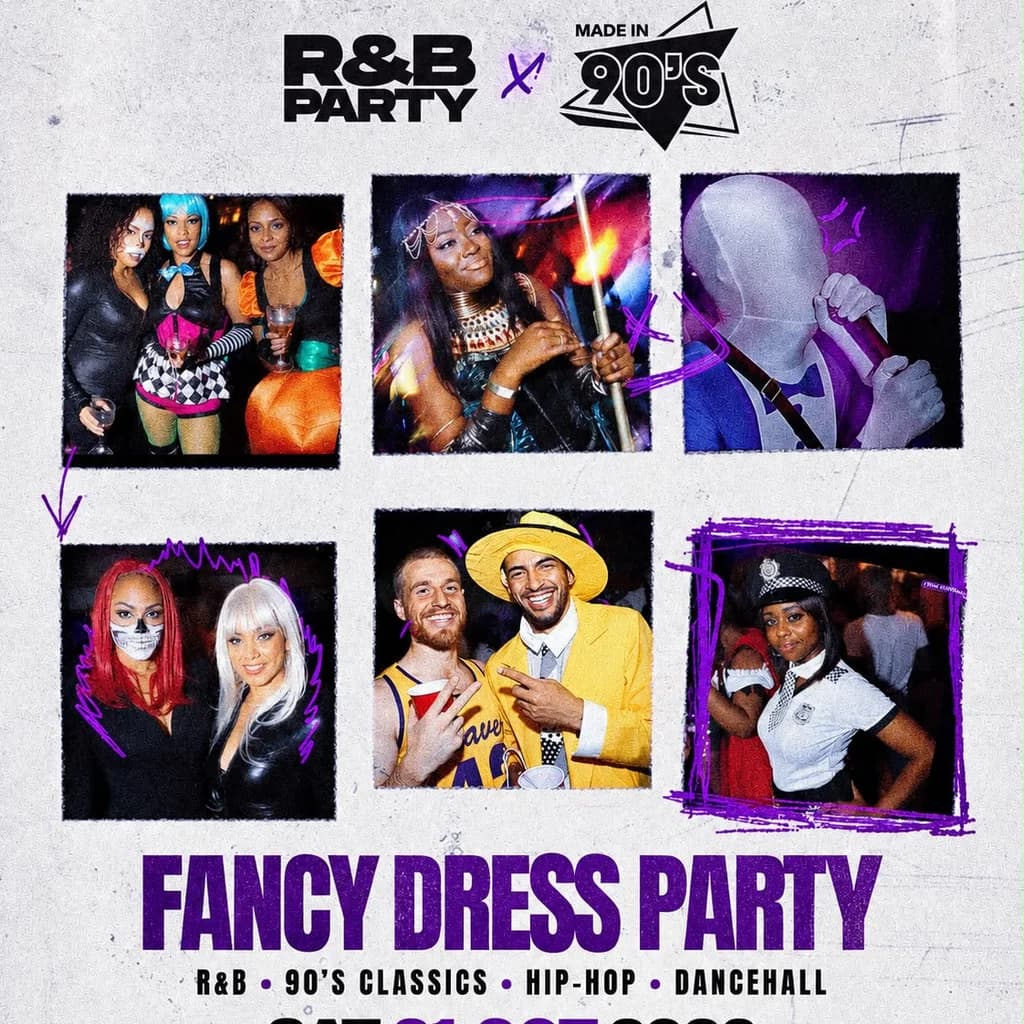Made In 90s x R&B Party - Fancy Dress Party!