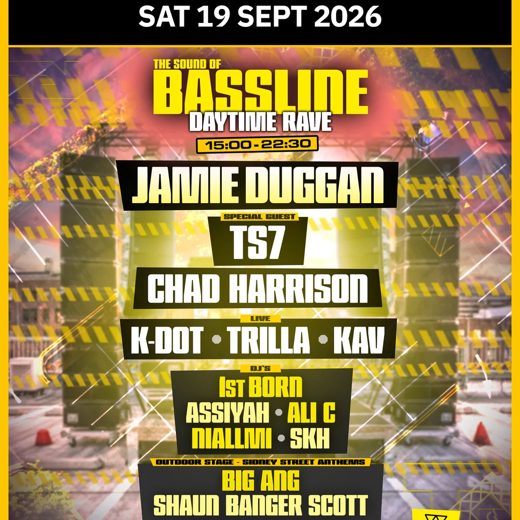 SOUND OF BASSLINE Daytime Rave! Sheffield at The Forge