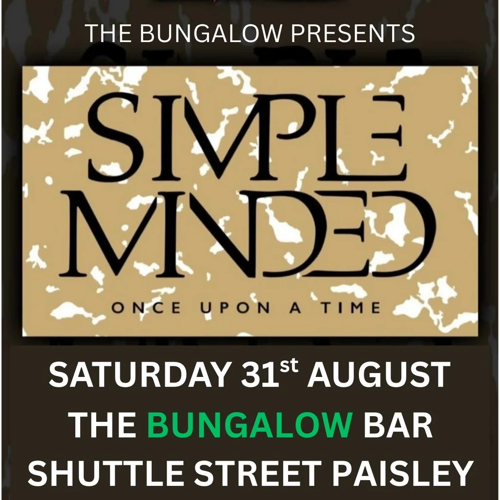 Simple Minded tribute to Simple Minds