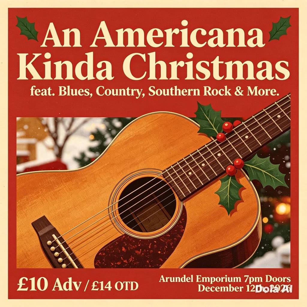 Americana Xmas with Crossfire Heart, Kelain James & many more!