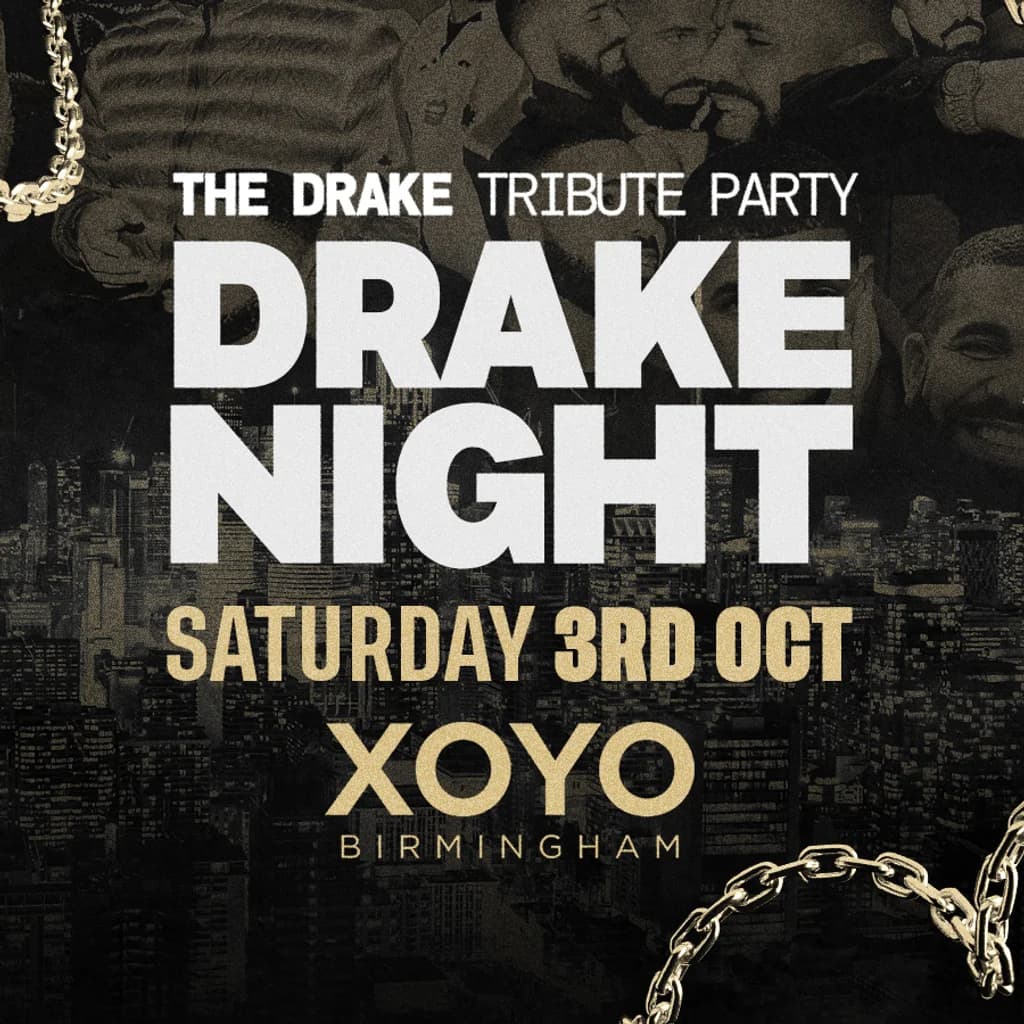 Upcoming event poster at XOYO