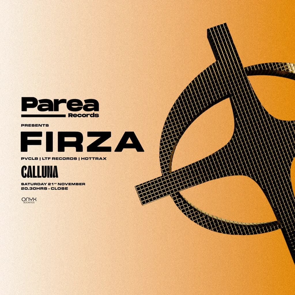 PAREA PRESENTS: FIRZA 21st NOVEMBER AT CALLUNA