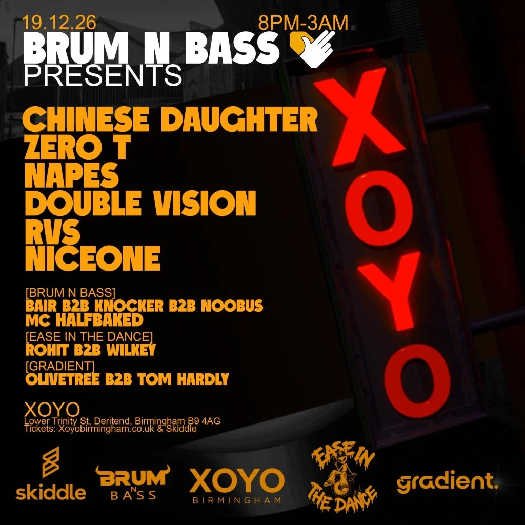 Brum N Bass Presents - Zero T, Chinese Daughter, Napes