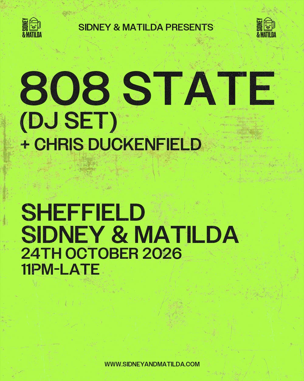 S&M presents: 808 State (DJ Set)
