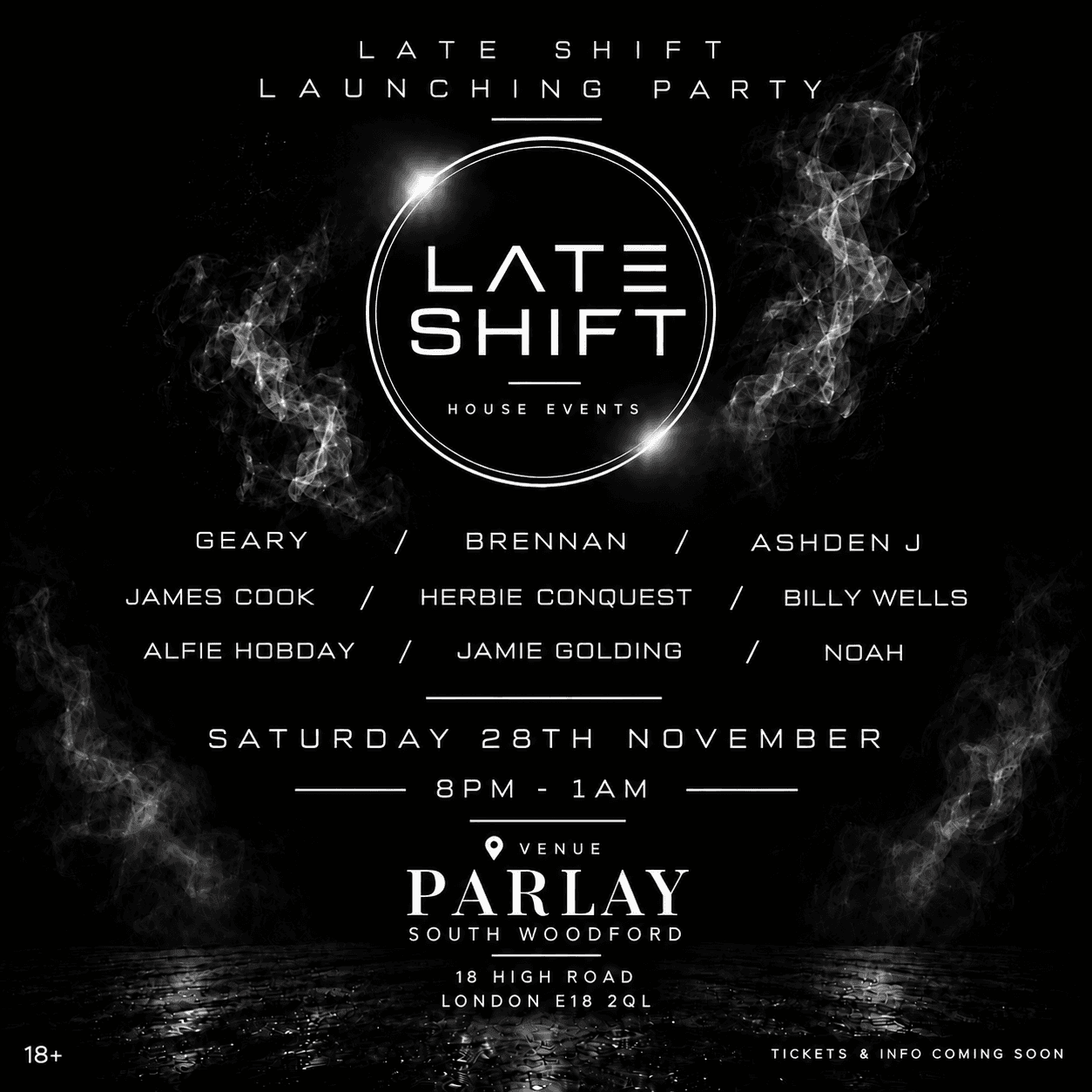 LATE SHIFT LAUNCHING PARTY