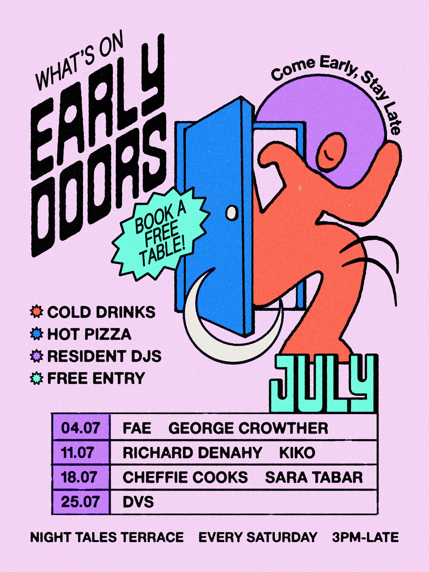 Early Doors: All Day on the Terrace