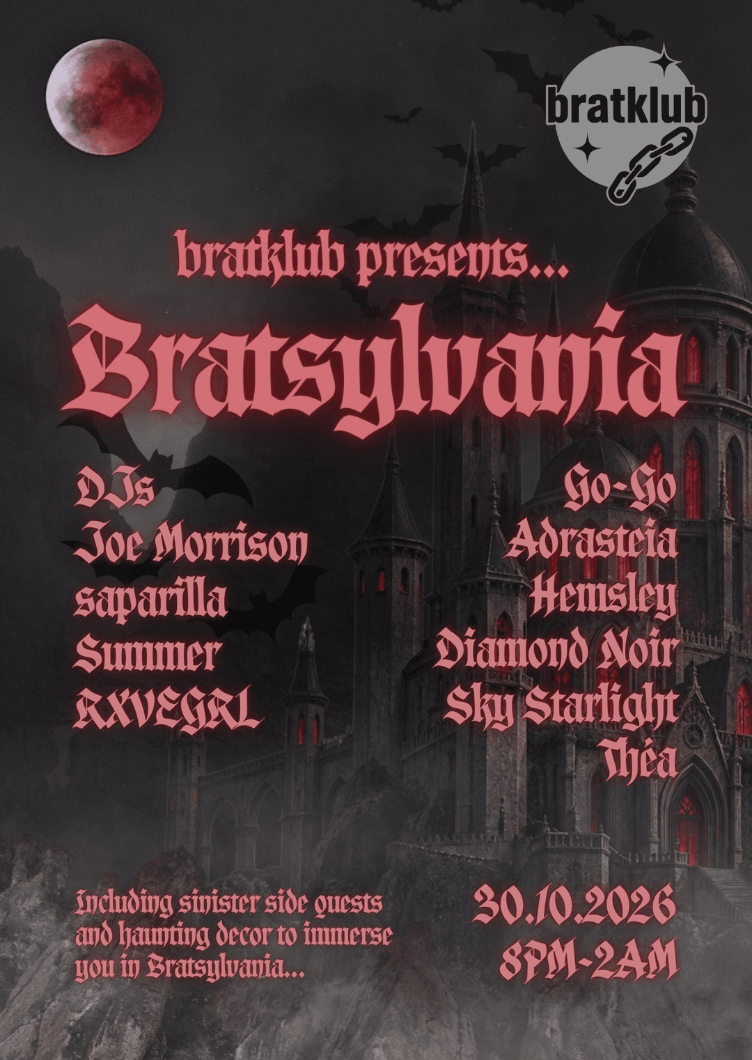 Upcoming event poster at Venue TBA