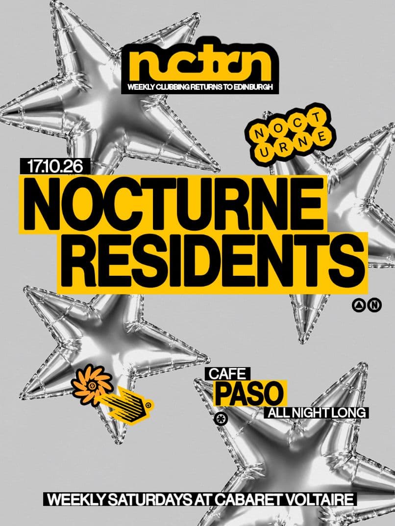 Upcoming event poster at Cabaret Voltaire