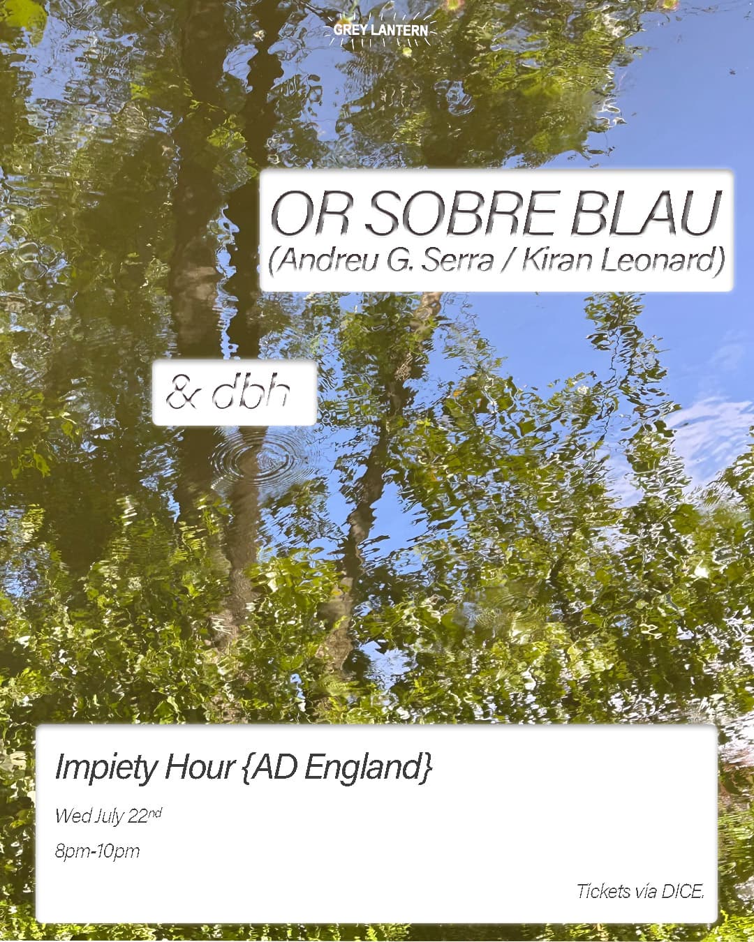 Or Sobre Blau (Andreu G. Serra & Kiran Leonard) / dbh