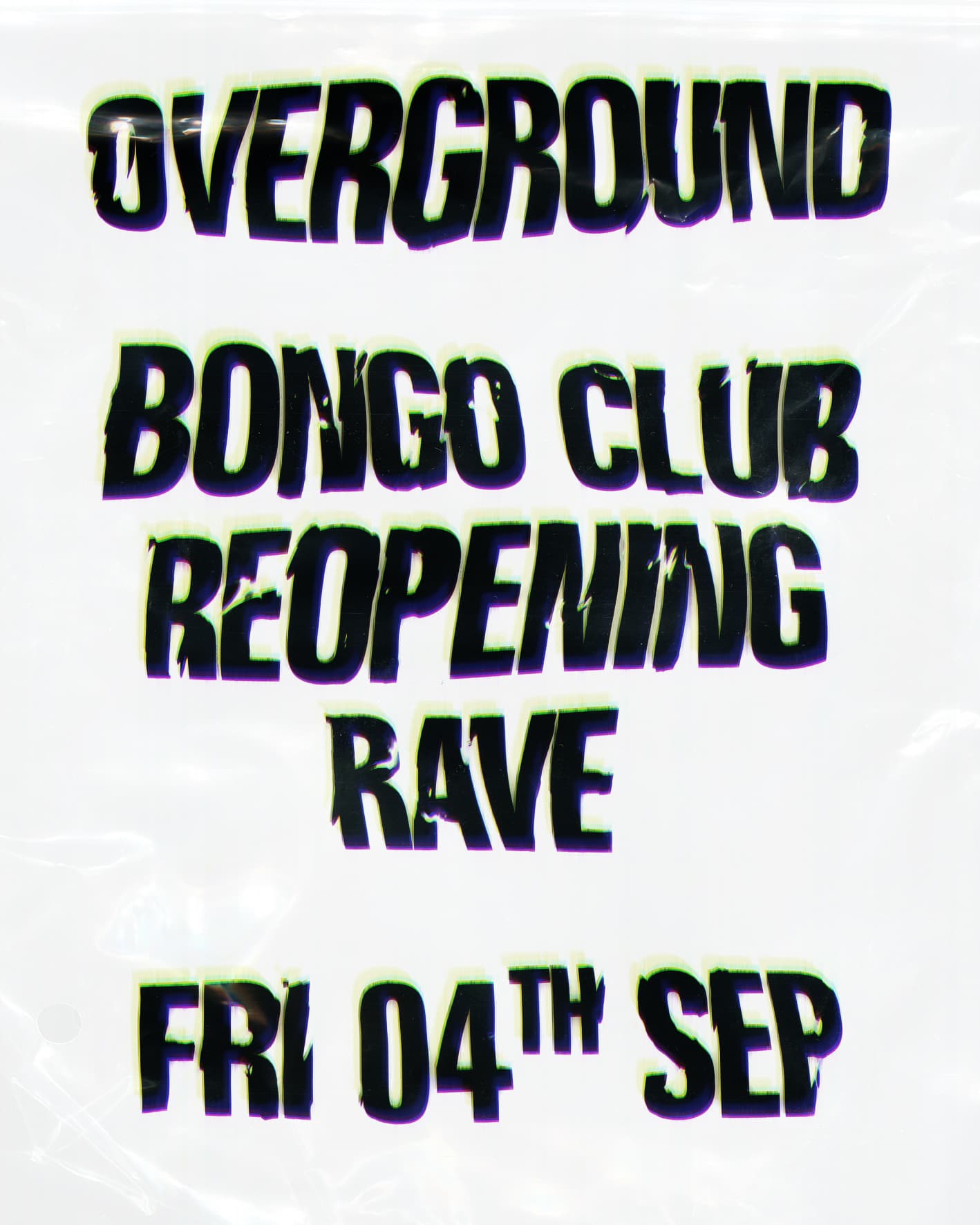 ☻ Bongo Reopening Rave ☻ ᴏᴠᴇʀɢʀᴏᴜɴᴅ ☻