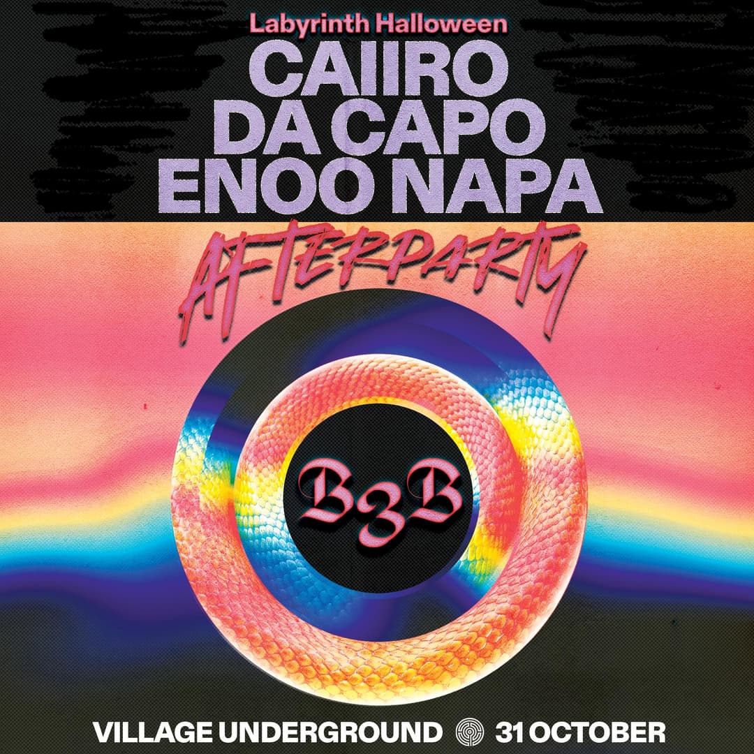 Labyrinth presents: Caiiro x Da Capo x Enoo Napa B3B Halloween Afterparty