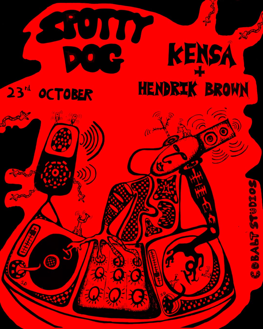 SPOTTY DOG INVITES KENSA