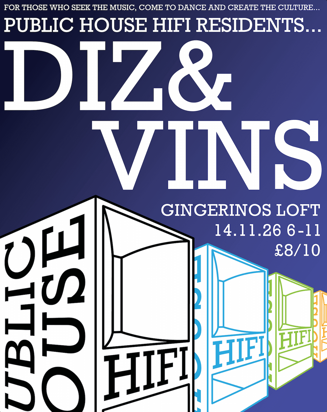 Public House Hifi presents Diz and Vins (Public House Residents)