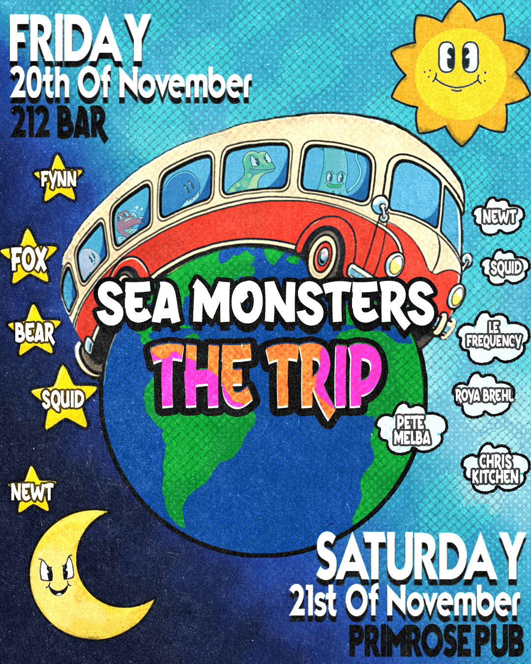 Sea Monsters' - The Trip (Day Party) ft. Le Frequency, Pete Melba, Roya Brehl, Chris Kitchen