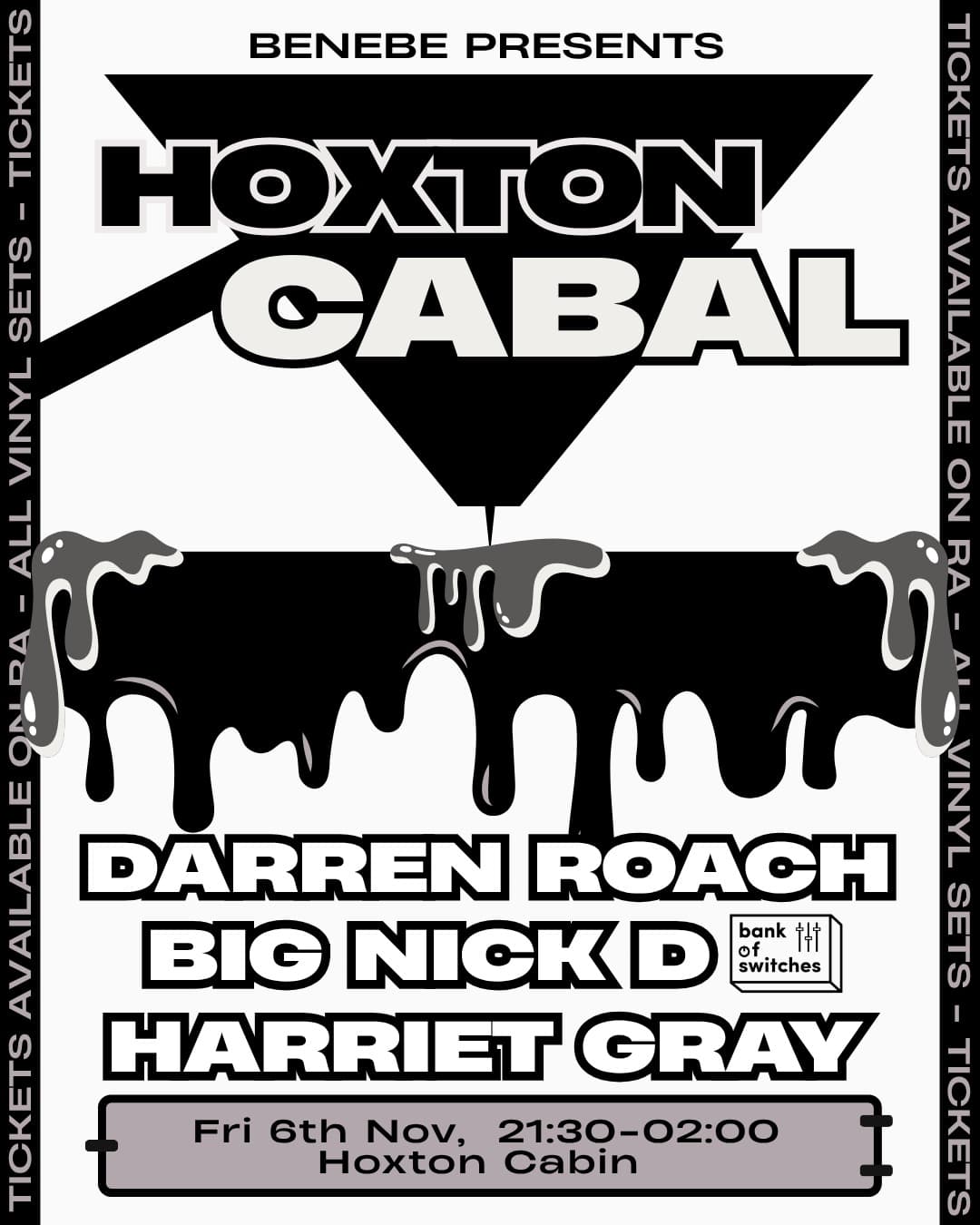 Hoxton Cabal: Darren Roach, Big Nick D, Harriet Gray (Vinyl Only)