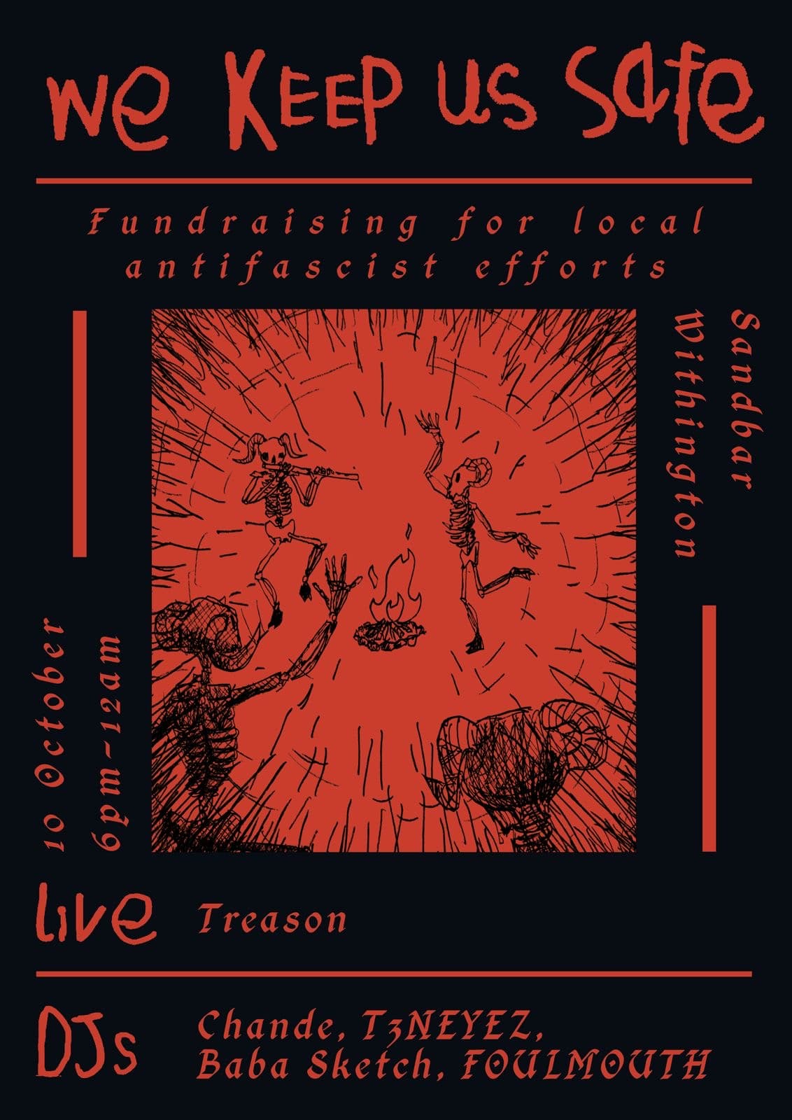 ★ WE KEEP US SAFE #3 - A FUNDRAISER FOR LOCAL ANTIFASCIST EFFORTS ★