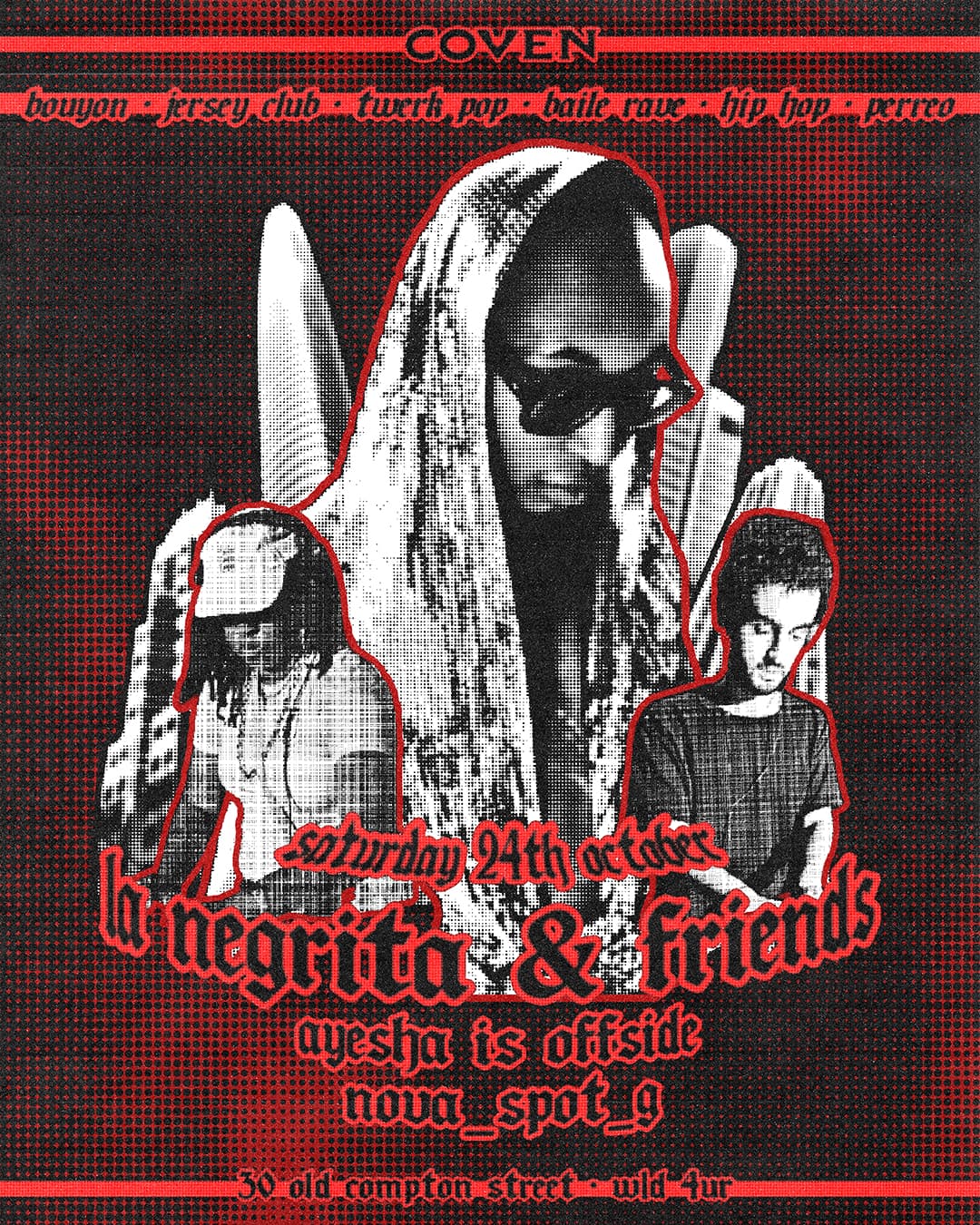 La Negrita + FRIENDS: Ayesha is Offside, NOVA_SPOT_G