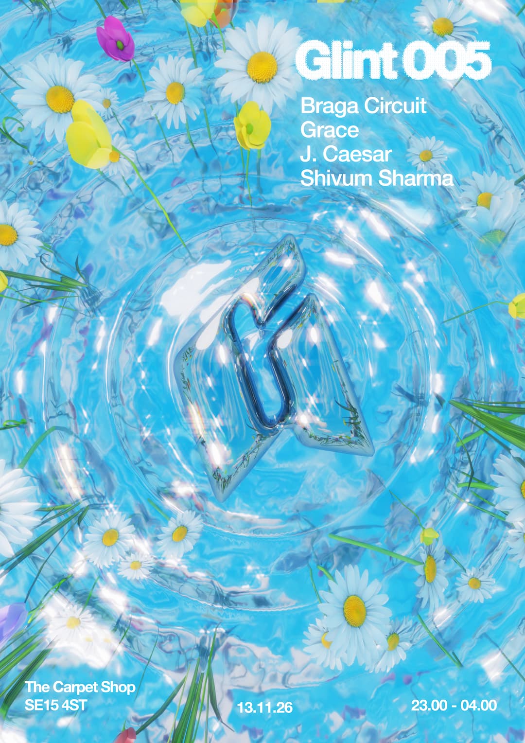 Glint 005 with Braga Circuit, Grace, J. Caesar + Shivum Sharma