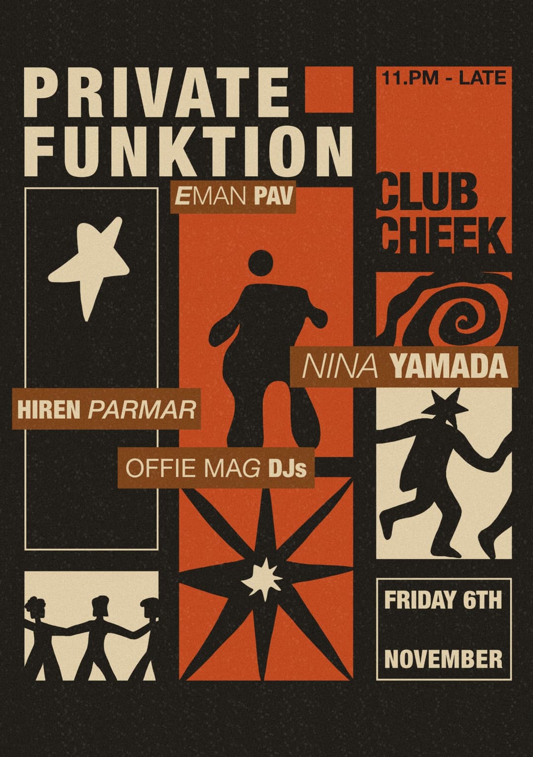 Private Funktion: Nina Yamada, Offie Mag DJs, Hiren Parmar & Eman Pav